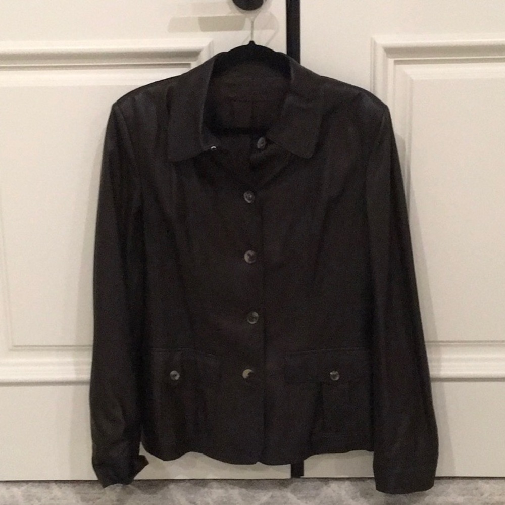 Bally  leather  jacket
